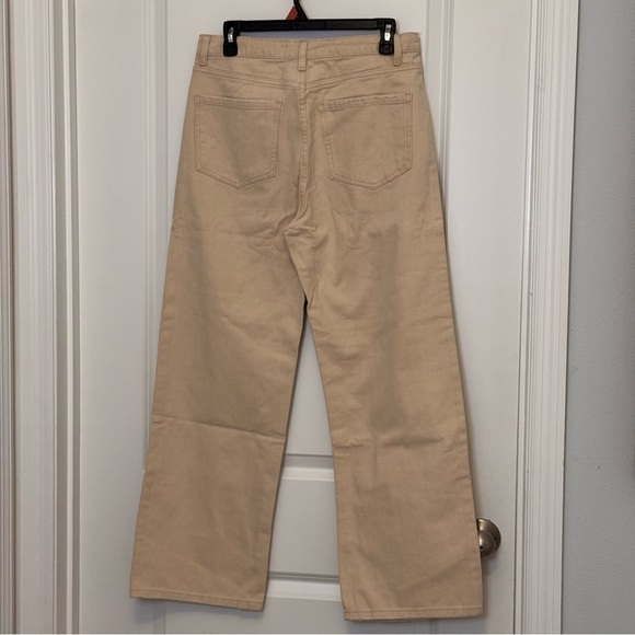 Sage Tan Wide-Leg Jeans, medium - Picture 3 of 3